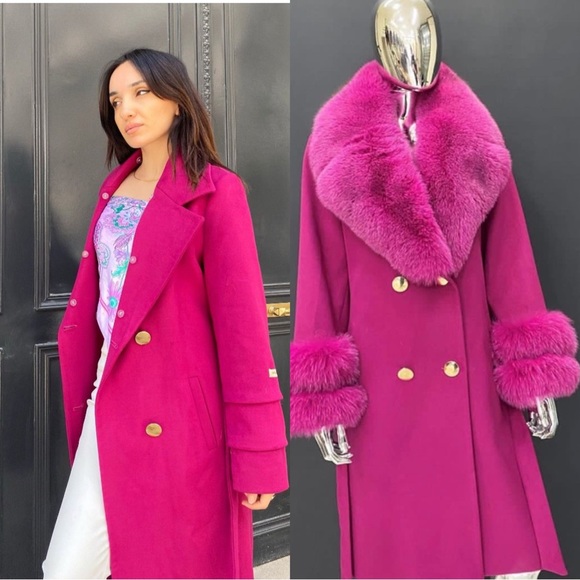 Jackets & Blazers - Wool coats with Fox fur